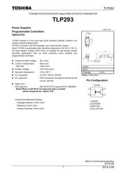 TLP293 Datenblatt PDF