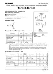 RN1311 datasheet.datasheet_page 1