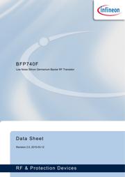 BFP740FH6327XTSA1 Datenblatt PDF