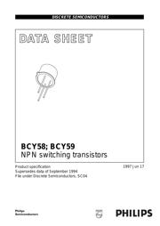 BCY59 datasheet.datasheet_page 1