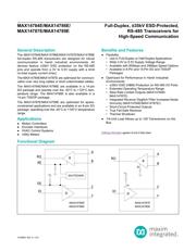 MAX14786EAUD+T 数据规格书 1
