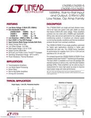 LT6200CS6#TRMPBF Datenblatt PDF