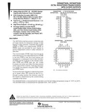 SN74ABT543APW 数据规格书 1