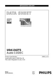 UDA1342TSDB 数据规格书 1