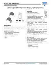 TCET1100 Datenblatt PDF