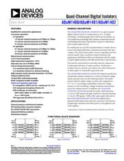 ADUM1400BRWZ Datenblatt PDF