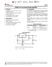 LM1086CSX-3.3/NOPB Datenblatt PDF