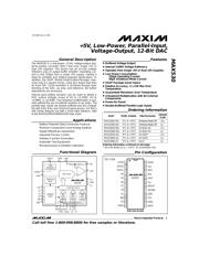 MAX530BCWG+T 数据规格书 1