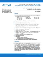 AT17LV256-10JU datasheet.datasheet_page 1