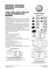 CAT24C16VP2I-GT3 数据规格书 1