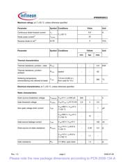 IPW90R500C3XKSA1 datasheet.datasheet_page 2