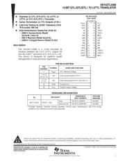 SN74GTL2006PWRE4 数据规格书 1