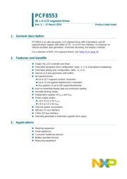 PCF8553DTT datasheet.datasheet_page 1