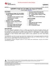 BQ28Z560DRZR-R1 datasheet.datasheet_page 1