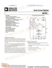 AD7843ARQ 数据规格书 1