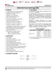 SN74LVC2G17DBVRE4 datasheet.datasheet_page 1