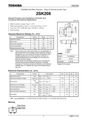 2SK208-Y(TE85R,F) datasheet.datasheet_page 1