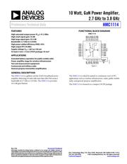 HMC1114LP5DETR 数据规格书 1