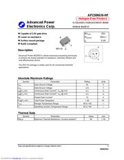 AP2306GN-HF 数据规格书 1
