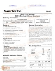 LR645 数据规格书 1