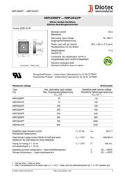 KBPC5004FP Datenblatt PDF