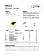 FCH47N60 datasheet.datasheet_page 1