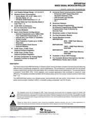 MSP430F2330IRHA 数据规格书 1