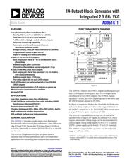 AD9516-1BCPZ 数据手册