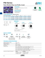 F921A475MAA 数据规格书 1