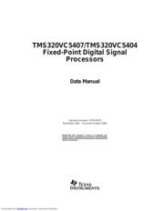 TMS320VC5407PGE datasheet.datasheet_page 1