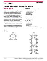 EL5174ISZ-T13 datasheet.datasheet_page 1