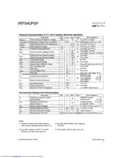 IRF640PBF 数据规格书 2