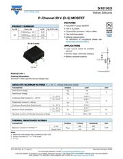 SI1013CX-T1-GE3 数据规格书 1