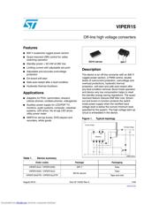 VIPER15 datasheet.datasheet_page 1