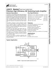 LM4670SDX/NOPB datasheet.datasheet_page 2