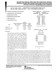 SN74LS162A datasheet.datasheet_page 1