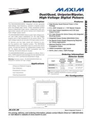 MAX4940A 数据规格书 1