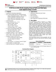 PCM1754TDBQRQ1 Datenblatt PDF