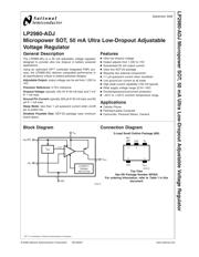 LP2980IM5X-2.5/NOPB 数据规格书 1