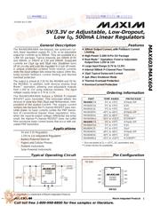 MAX603 数据规格书 1