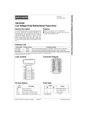 74LVX245MX Datenblatt PDF