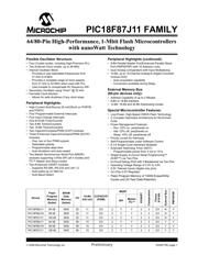PIC18F87J11T-I/PT 数据规格书 3