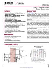 LTC3786IMSE#TRPBF Datenblatt PDF