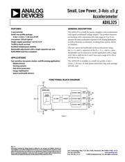 ADXL325 数据规格书 1