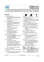 STM32L152VBH6D 数据规格书 1