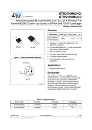 STW27NM60ND datasheet.datasheet_page 1