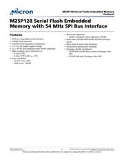 M25P128-VME6TGB TR 数据规格书 1