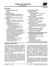 SST49LF016C-33-4C-NHE datasheet.datasheet_page 1