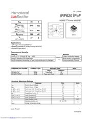 IRF6201PBF 数据手册