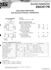 2SC4176 datasheet.datasheet_page 1